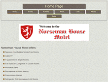 Tablet Screenshot of norsemanmotel.com